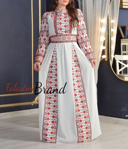 Stunning White Embroidered Dress
