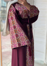 NAJMA Burgundy Thob Dress