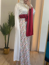 Yasmin Elegant White Satin Thob Dress
