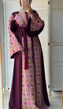 NAJMA Burgundy Thob Dress