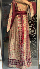 Luxurious Golden and Burgundy Thob