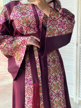 NAJMA Burgundy Thob Dress