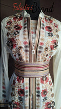 Amazing 2-Pieces Ivory Nol Embroidered Kaftan