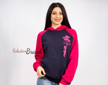 Fuchsia & Navy Blozty Falasteniah Hoodie Sweatshirt (Falasteniah)