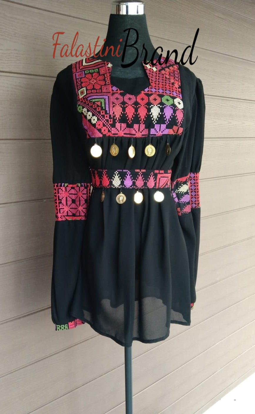 black elegant blouse